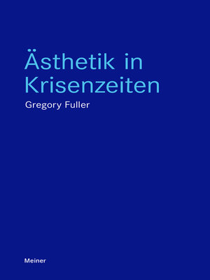 cover image of Ästhetik in Krisenzeiten